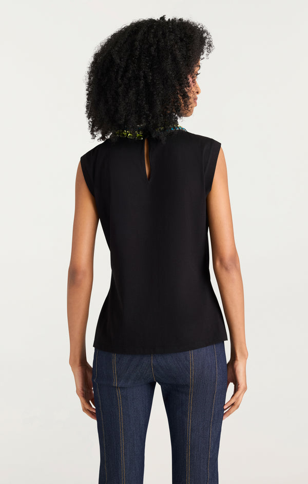 Sept Cinq Twist Necklace Blaine Tee Tops