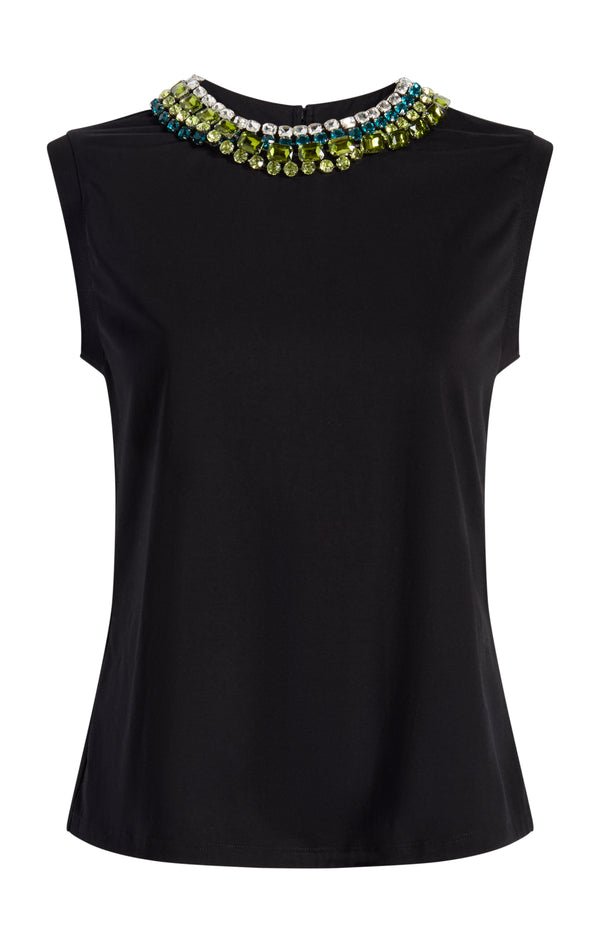 sept cinq Twist Necklace Blaine Tee Tops