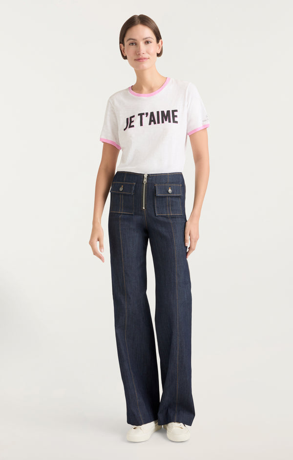 Sept Cinq Two Tone Je T'aime Tee Tees