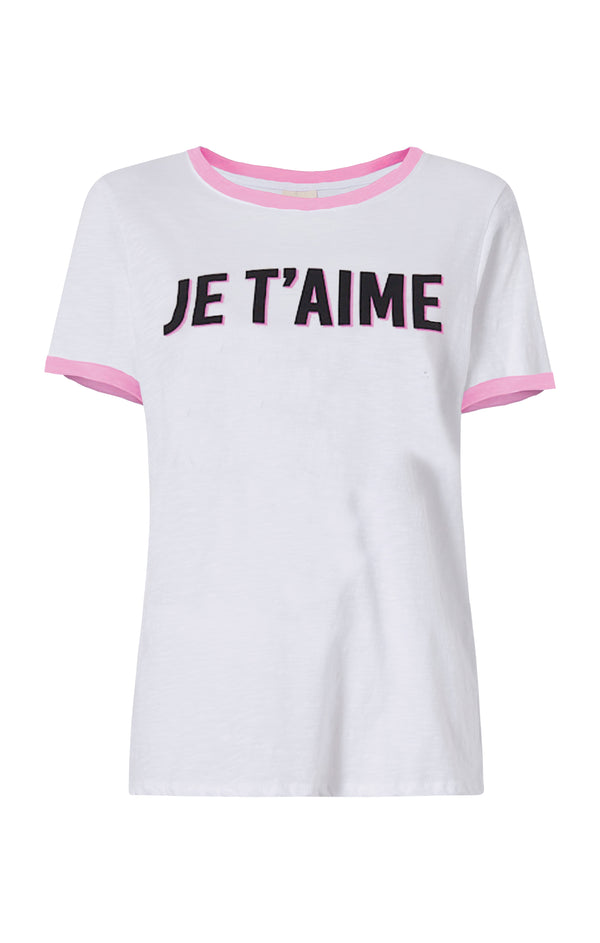 sept cinq Two Tone Je T'aime Tee Tees