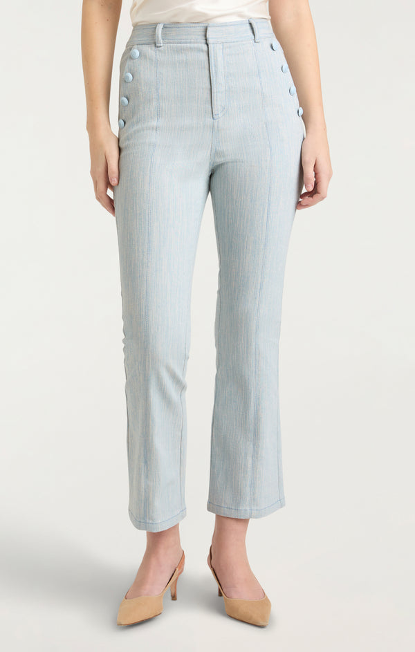 Sept Cinq Two Tone Melange Linda Jeans Pants