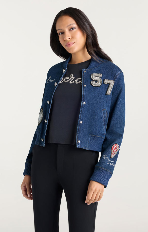 Sept Cinq Varsity Dominique Jean Jacket