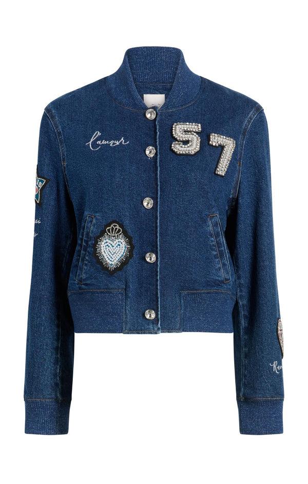 sept cinq Varsity Dominique Jean Jacket