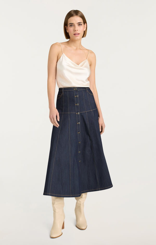 Sept Cinq Veena Jean Skirt Skirts
