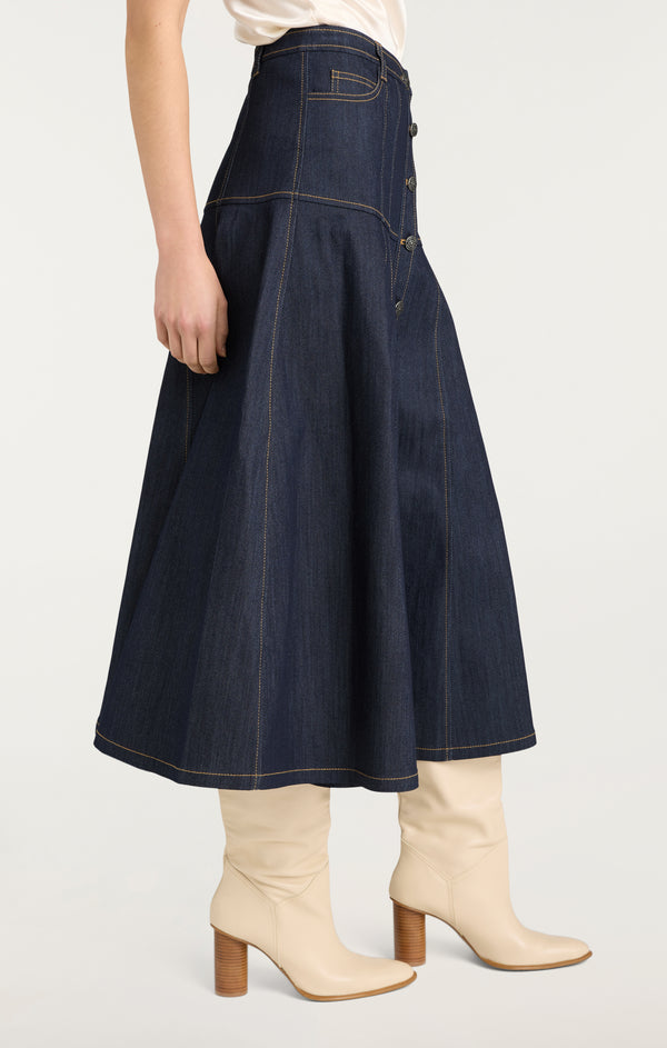 Sept Cinq Veena Jean Skirt Skirts