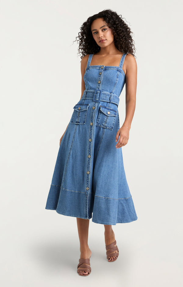 Sept Cinq Vega Jean Dress Dress