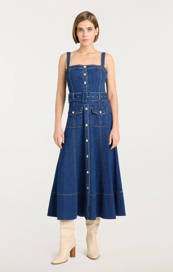 Sept Cinq Vega Jean Dress Dresses