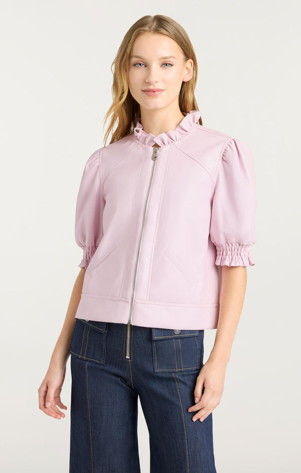 Sept Cinq Vegan Leather Anabella Jacket