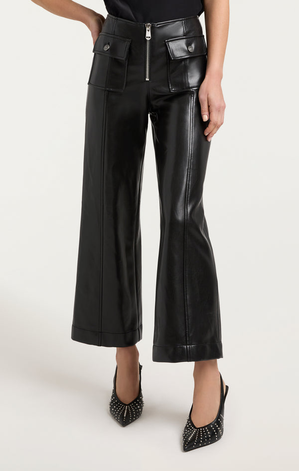 Sept Cinq Vegan Leather Azure Pant Pants