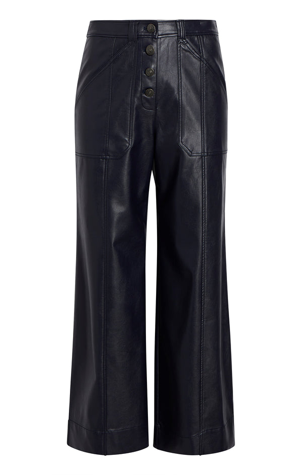 Sept Cinq Vegan Leather Benji Pant Pants