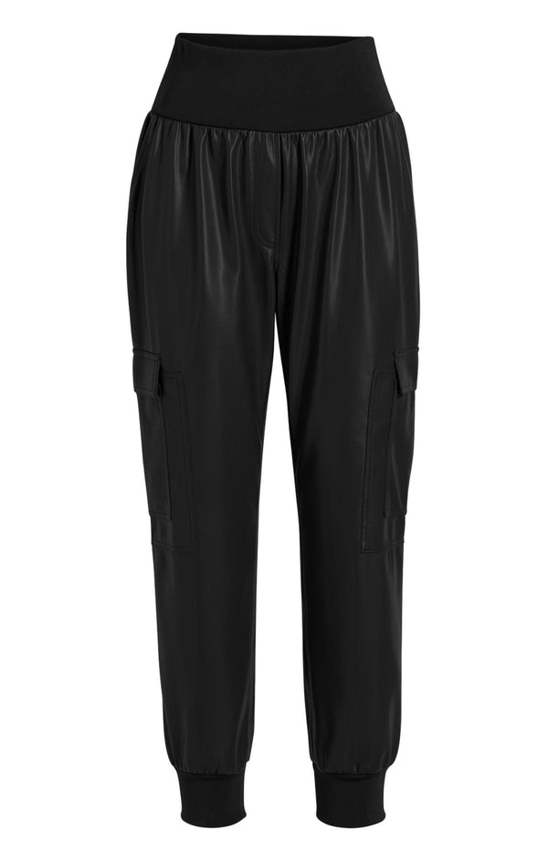 sept cinq Vegan Leather Giles Pant Pants
