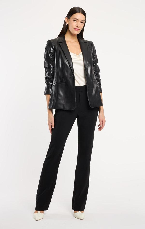 Sept Cinq Vegan Leather Kylie Blazer Jackets