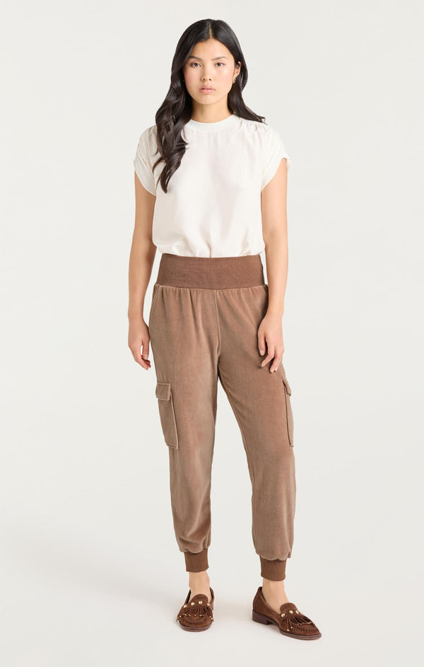 Sept Cinq Velour Giles Pant Pants