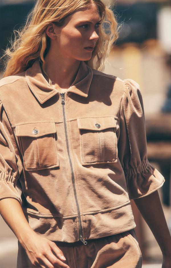 Sept Cinq Velour Holly Jacket Jacket