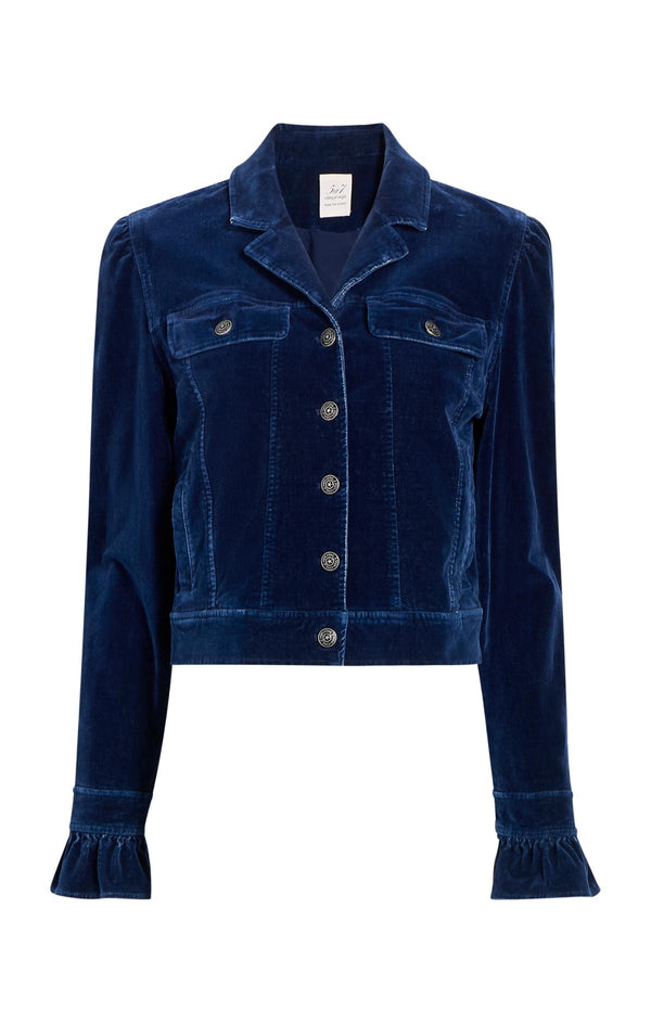 sept cinq Velvet Jean Deryn Jacket Jacket