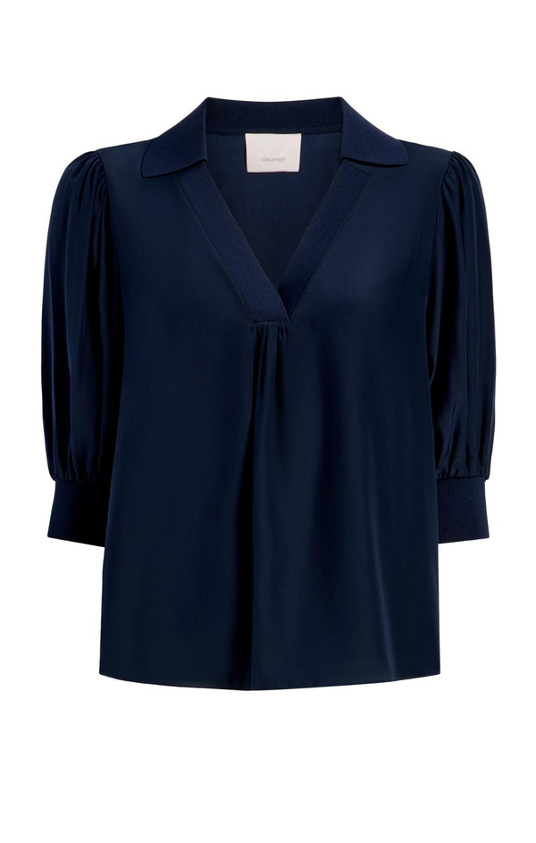 sept cinq Weldon Top Woven Tops