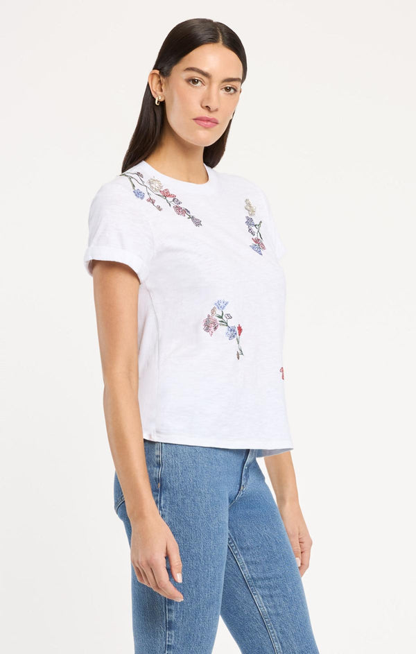 Sept Cinq Whispering Vines Bree Tee Knit Top