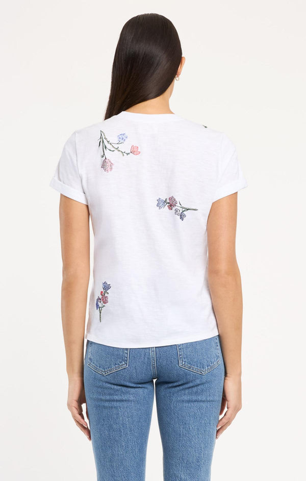 Sept Cinq Whispering Vines Bree Tee Knit Top