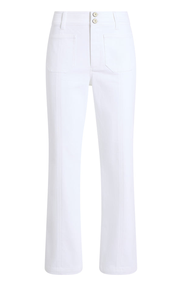 sept cinq White Dorothea Jeans Pants
