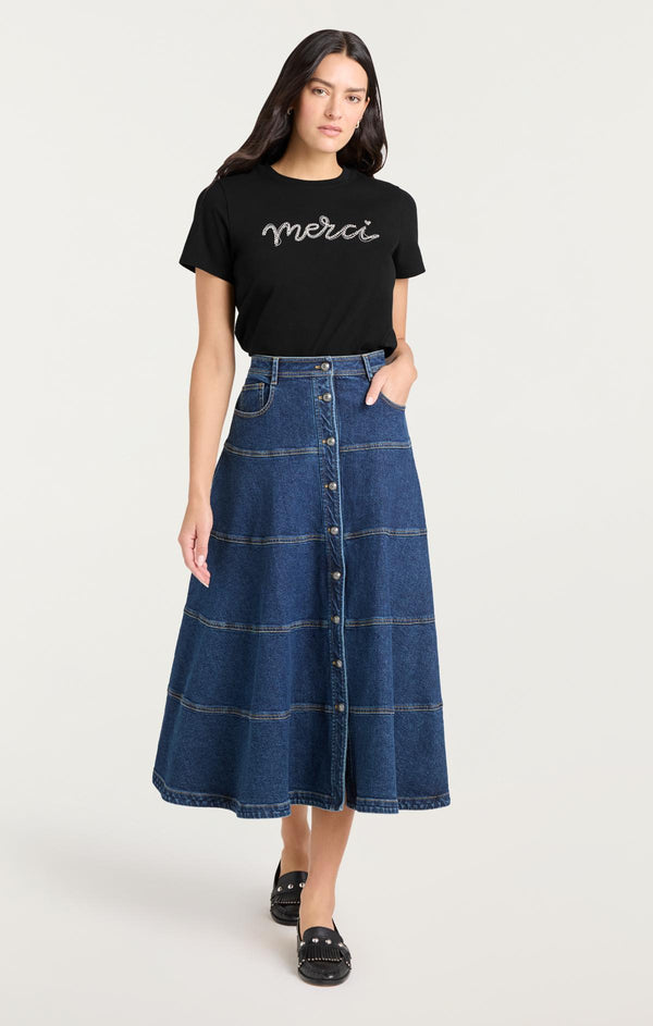 Sept Cinq Wilhelmina Jean Skirt Skirt