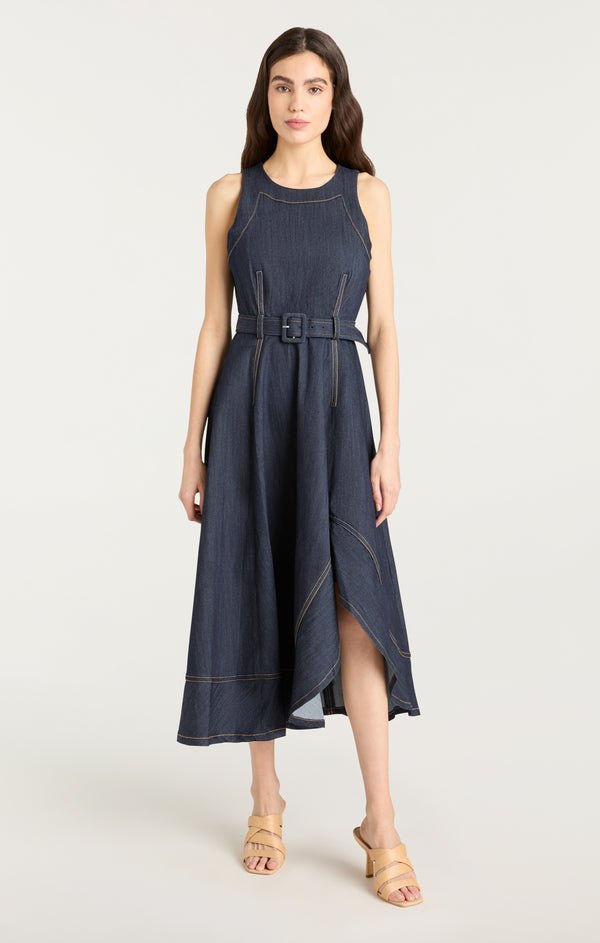 Sept Cinq Zelda Jean Dress Dress