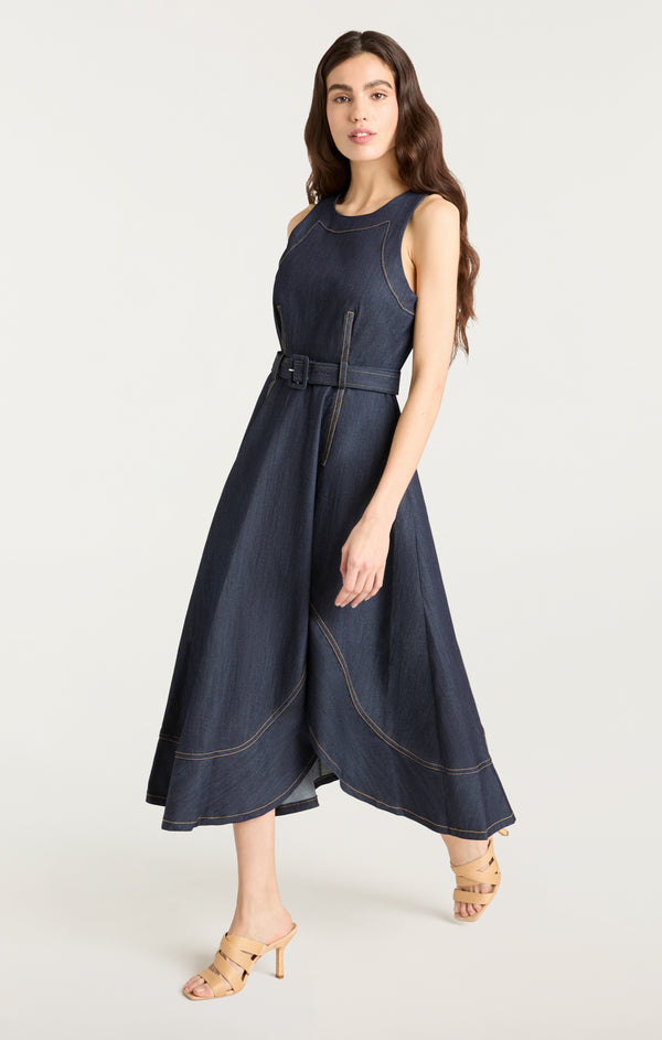 Sept Cinq Zelda Jean Dress Dress