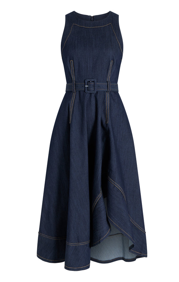 sept cinq Zelda Jean Dress Dress