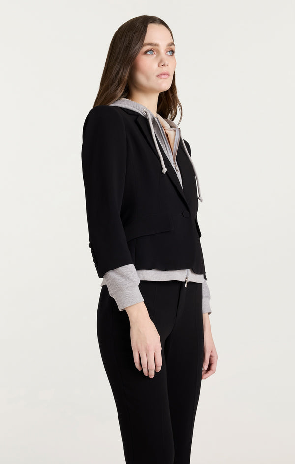 Sept Cinq Zip Up Le Petit Khloe Blazer Jacket