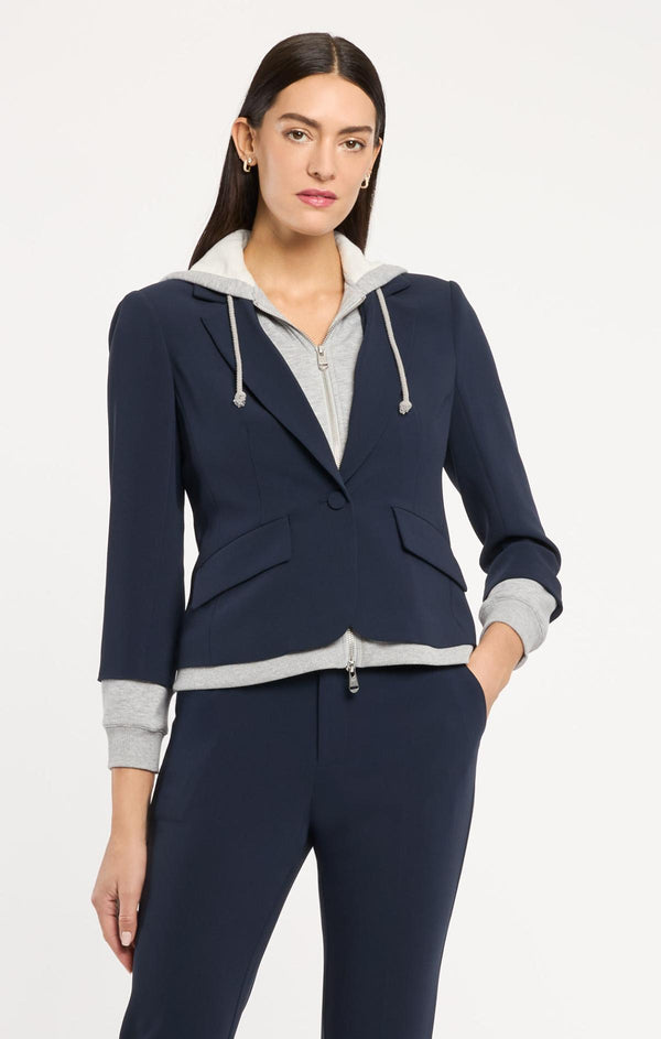 Sept Cinq Zip Up Le Petit Khloe Blazer Jacket