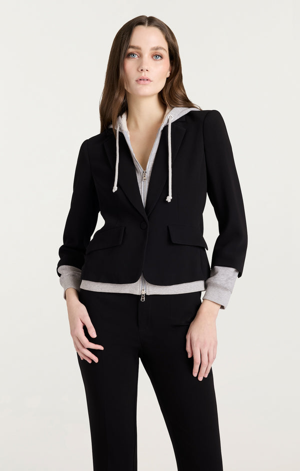 Sept Cinq Zip Up Le Petit Khloe Blazer Jacket