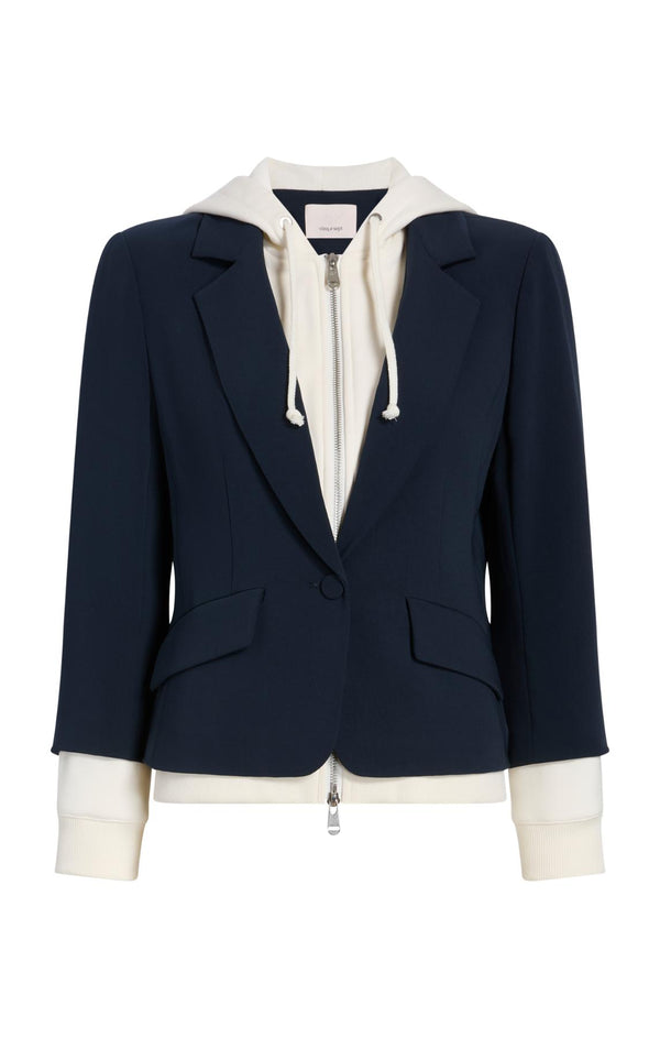 sept cinq Zip Up Le Petit Khloe Blazer Jacket