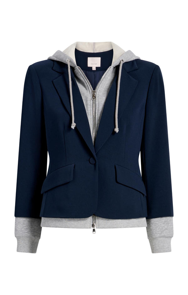 sept cinq Zip Up Le Petit Khloe Blazer Jacket