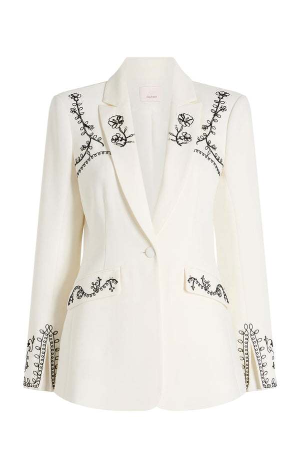 sept cinq Soutache Embellished Cheyenne Blazer Jacket