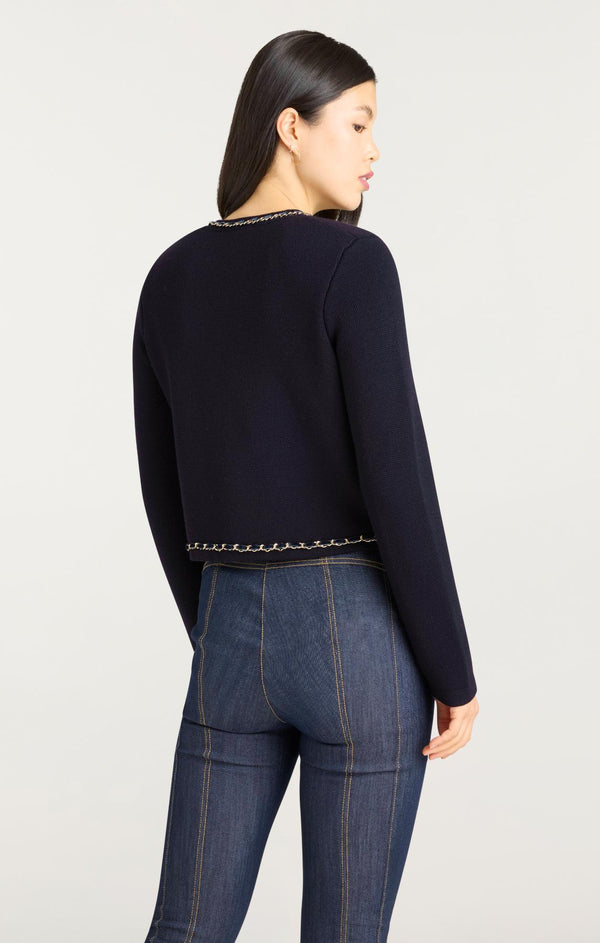 Sept Cinq Structured Benoite Cardigan Sweater Knits