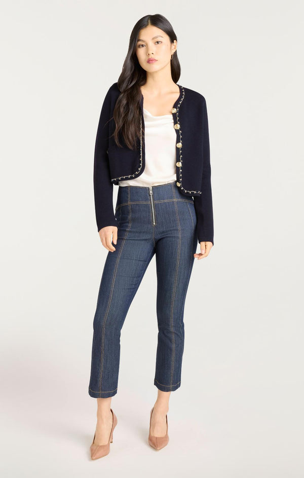 Sept Cinq Structured Benoite Cardigan Sweater Knits