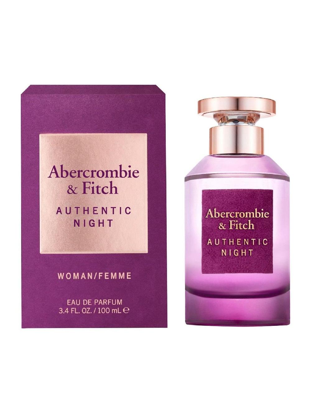 seraphine Abercrombie & Fitch Women Authentic Night For Eau De Toilette 100ml