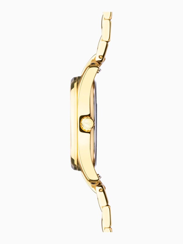 Seraphine Accurist Everyday Mens Gold Plated Stainless Steel Bracelet Analogue Watch