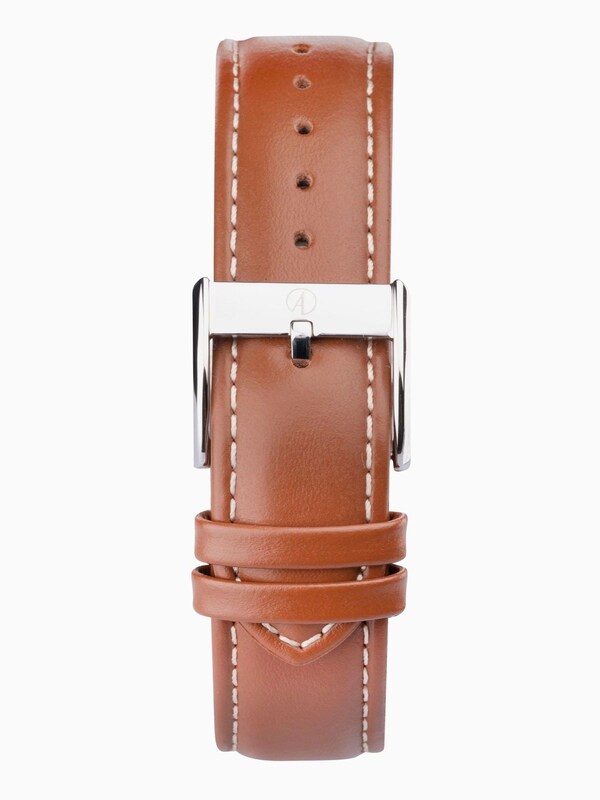 seraphine Accurist Mens Brown Everyday Leather Strap Analogue Watch
