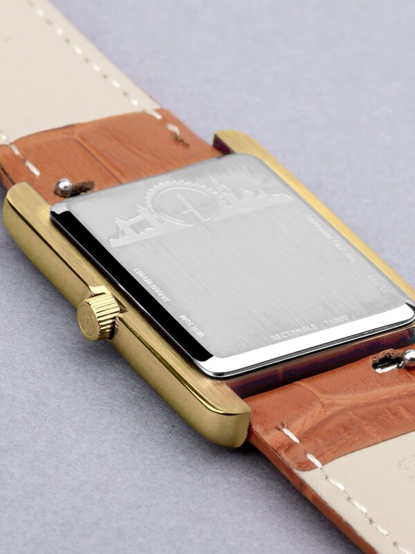 Seraphine Accurist Womens Brown Rectangle Leather Strap Analogue Watch