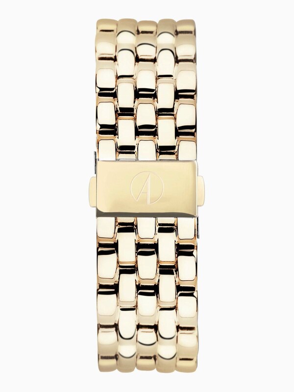 seraphine Accurist Womens Gold Tone Rectangle Stainless Steel Bracelet Analogue Watch