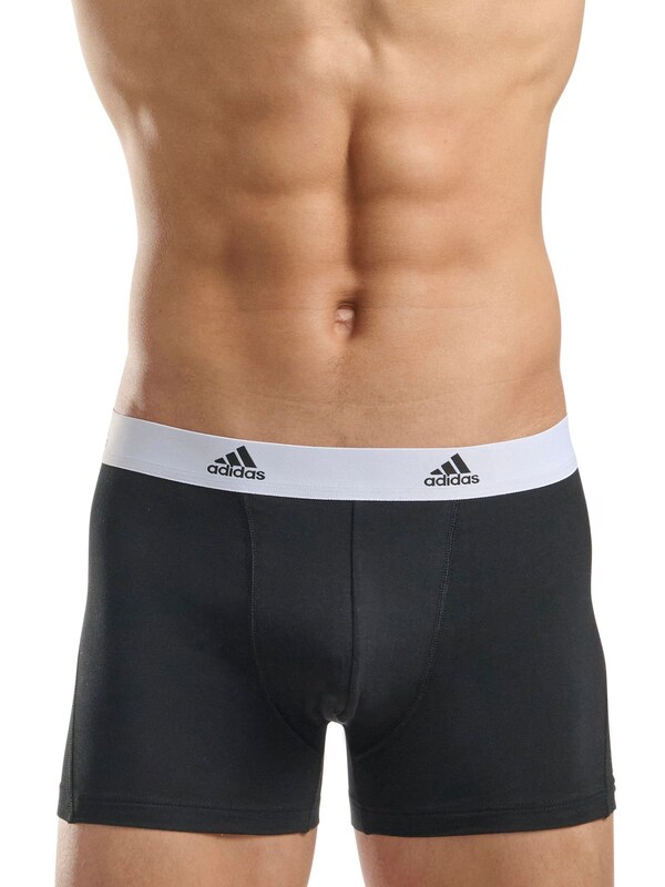 Seraphine Adidas Black/White Active Flex Cotton 3 Pack Boxers 5inch