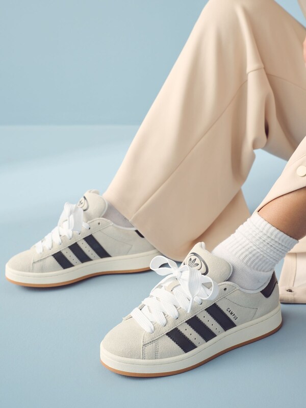 seraphine adidas Originals White/Black Campus 00s Trainers