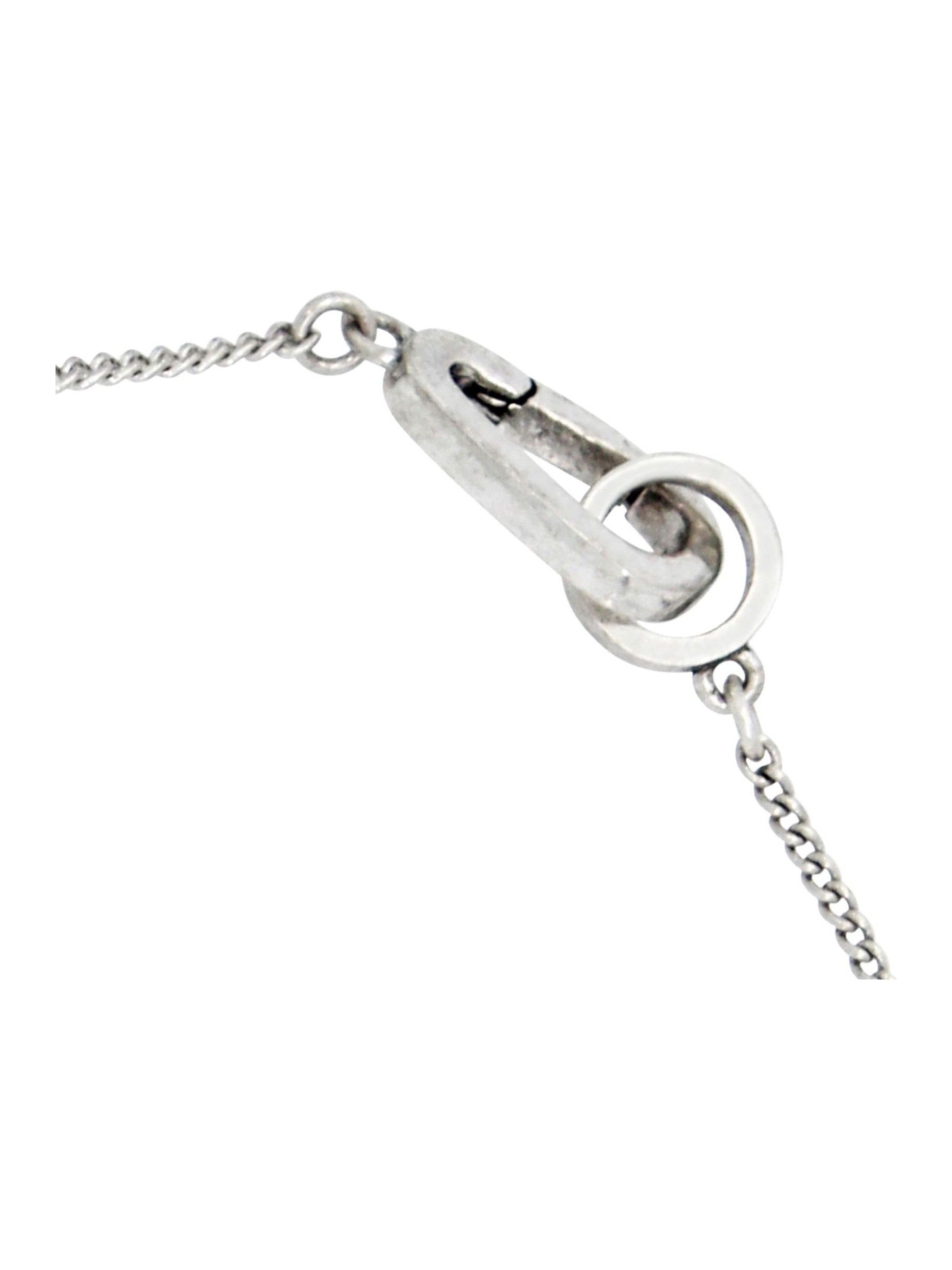 seraphine AllSaints Silver Tone Mens Cross Bracelet