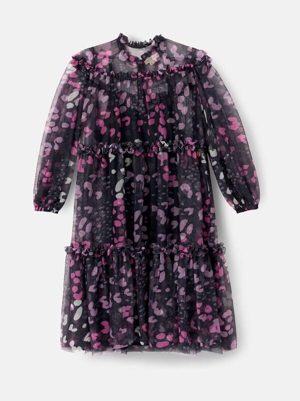 Seraphine Angel & Rocket Blue Cara Printed Mesh Dress