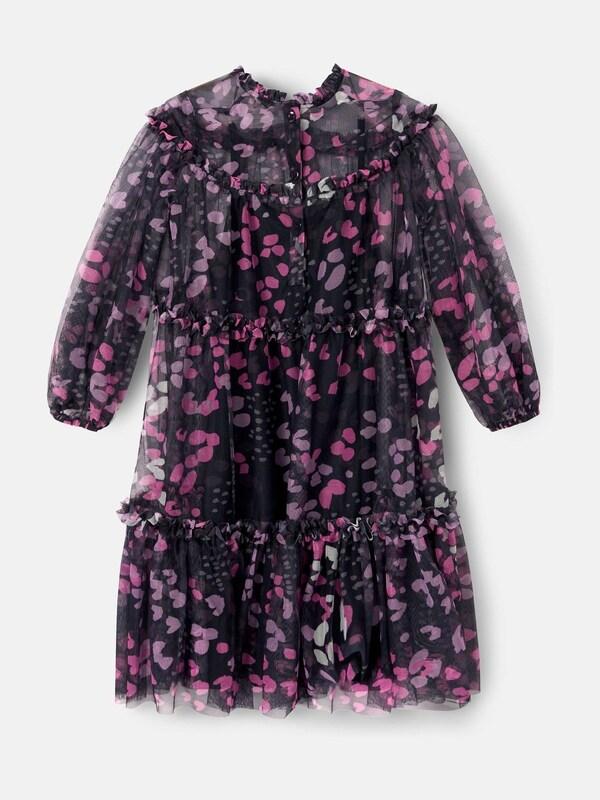 Seraphine Angel & Rocket Blue Cara Printed Mesh Dress