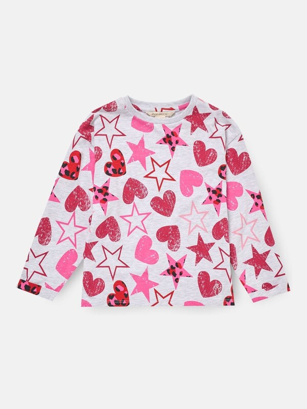 Seraphine Angel & Rocket Grey Stella Heart And Star Leopard Pyjamas