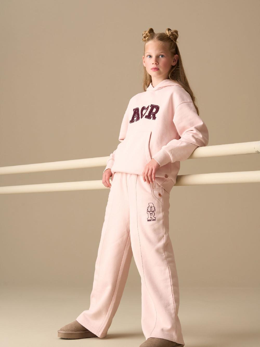 seraphine Angel & Rocket Pink Lila Active Oversized Logo Hoodie