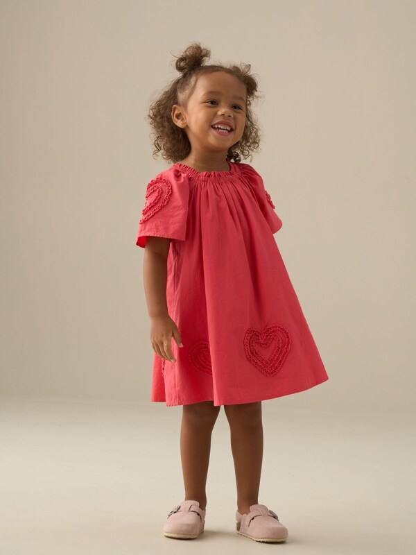Seraphine Angel & Rocket Pink Lori Heart Frill Swing Dress