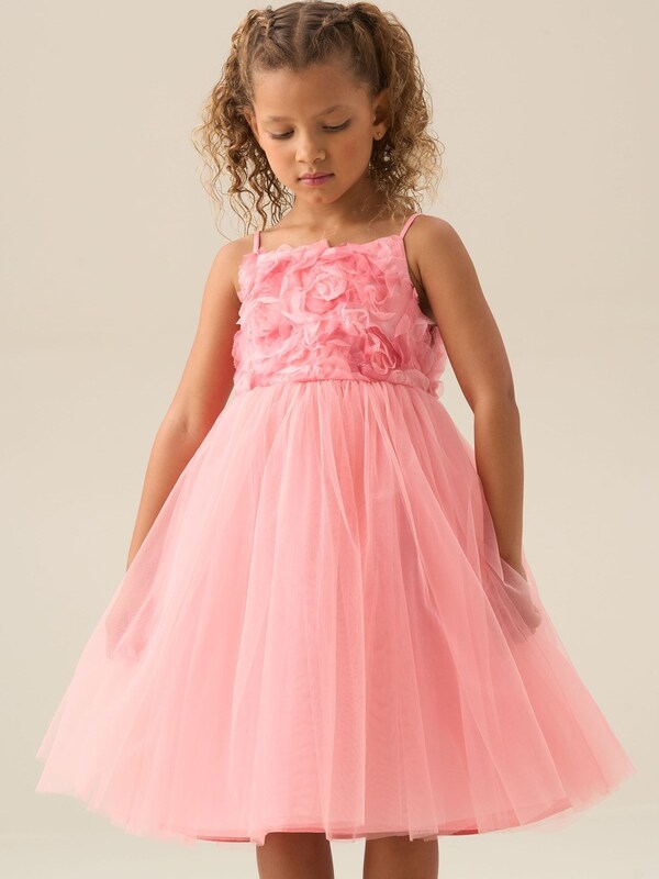 Seraphine Angel & Rocket Pink Rosie Embellished Flower Dress