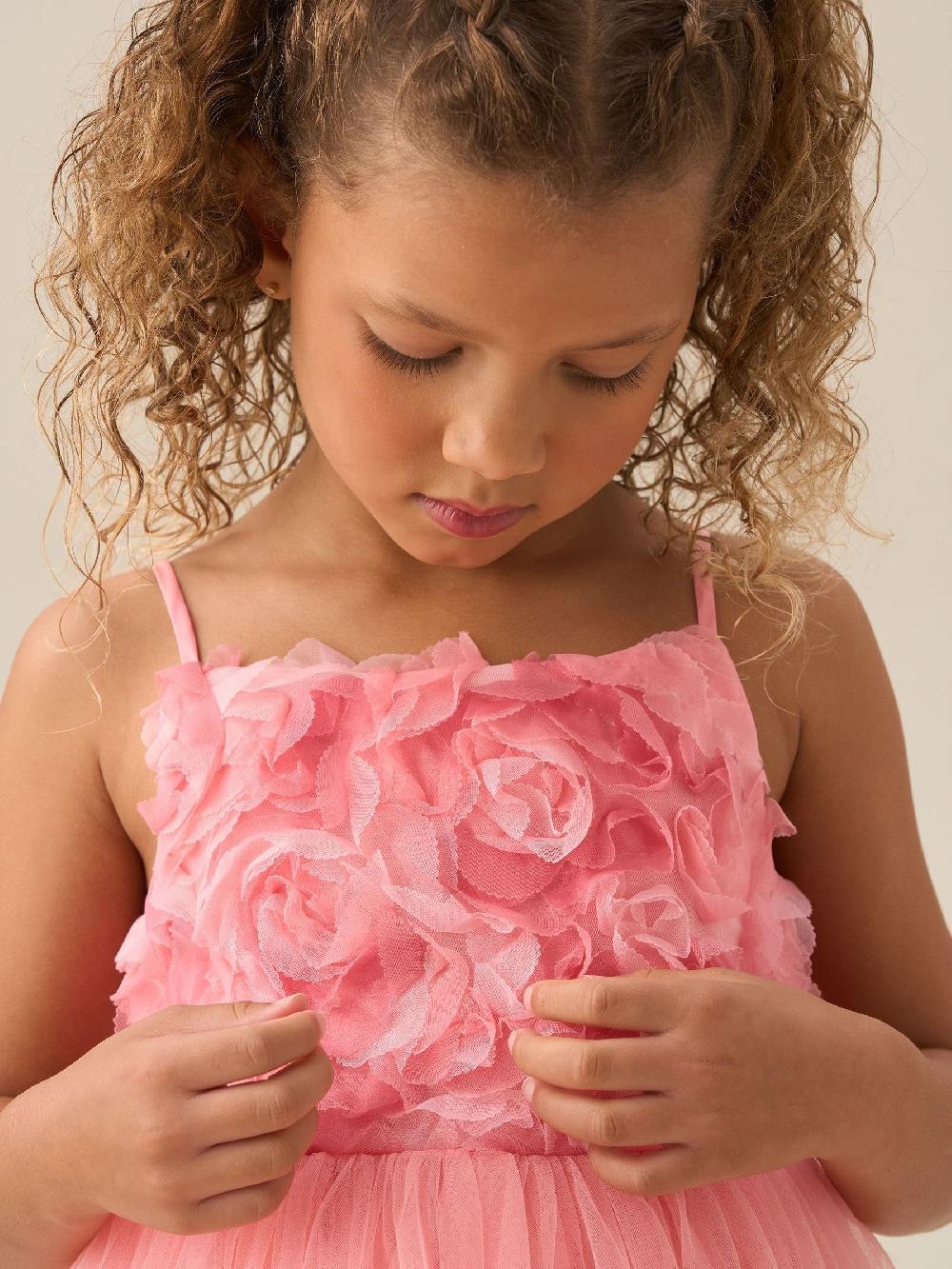 seraphine Angel & Rocket Pink Rosie Embellished Flower Dress